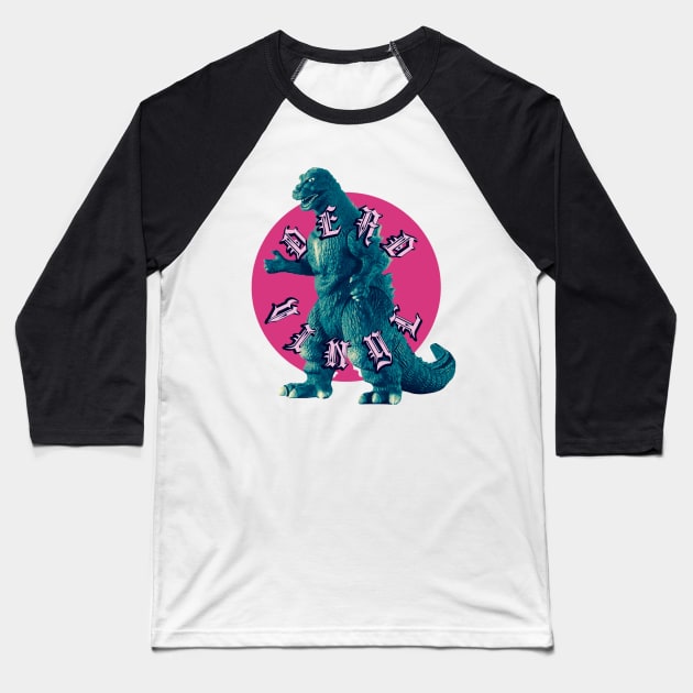 Gojira DV Design Baseball T-Shirt by Dead Vinyl